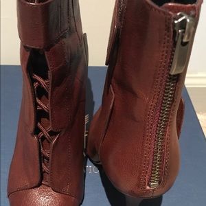 Pour La Victorie Lace Up Ankle Bootie